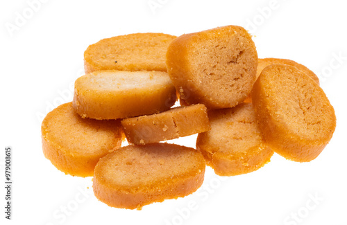 croutons isolated