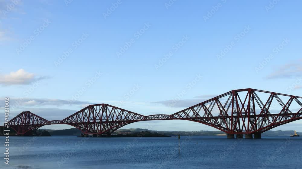 Forth Railway Bridge in Edinburgh