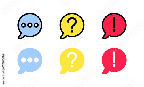 Spelling set icons. Flat Style. Vector icons.