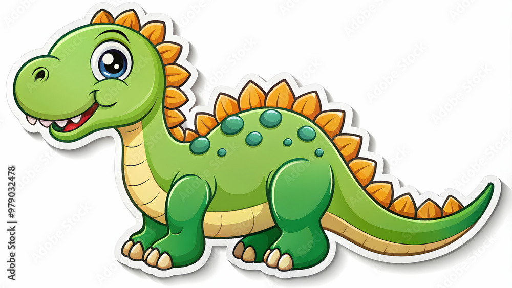Adorable cartoon dinosaur digital sticker for kids, cute, dino, fun, playful, digital art, sticker, design Adorable cartoon dinosaur digital sticker for kids, cute, dino, fun, playful, digital art, sticker, design