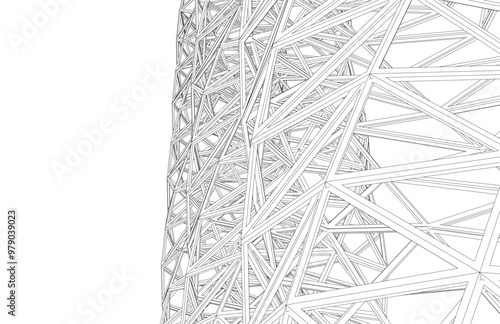 Abstract architectural design