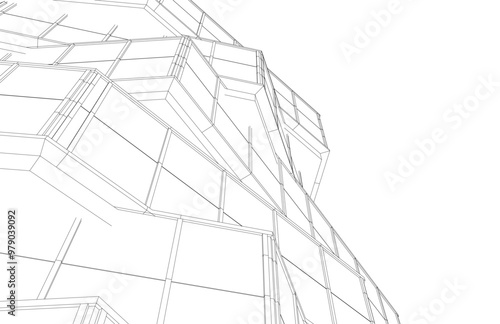 Abstract architectural design