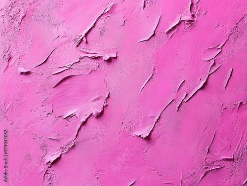 A textured surface with a vibrant pink hue, showcasing a modern artistic design. photo