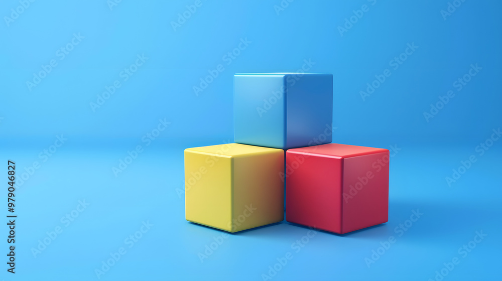 Obraz premium Iteration icon Product Design 3D cartoon