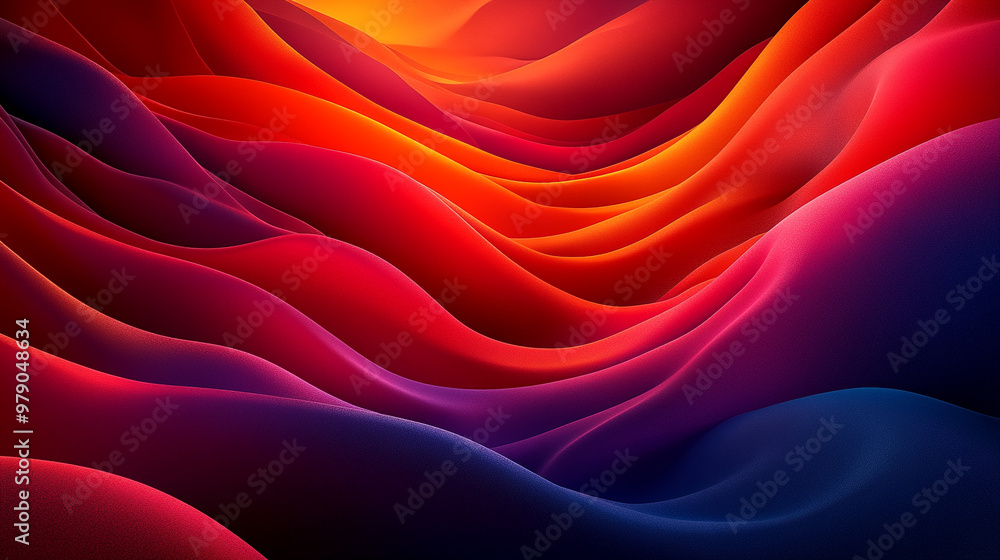 Vibrant abstract waves in red and blue tones, creating a sense of depth and movement, ideal for modern design projects. Vibrant abstract waves in red and blue tones, creating a sense of depth and movement, ideal for modern design projects.