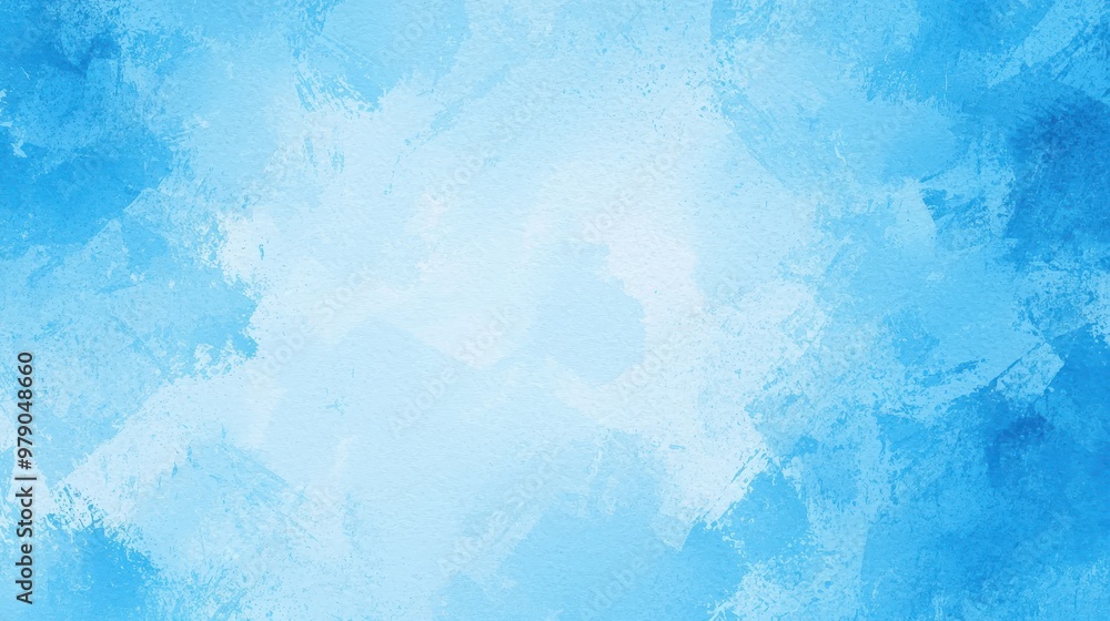 Fototapeta premium Abstract Blue Watercolor Background Texture