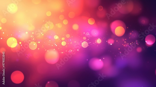 Abstract colorful bokeh