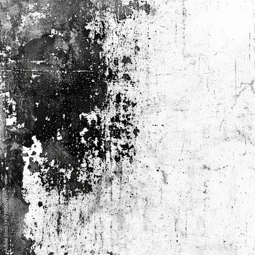 Wallpaper Mural Black and white grunge texture Torontodigital.ca