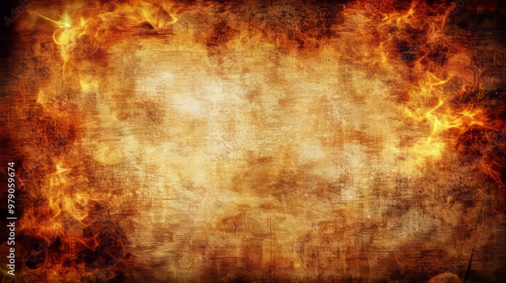Obraz premium Stock image of white sepia gradient watercolor on paper texture