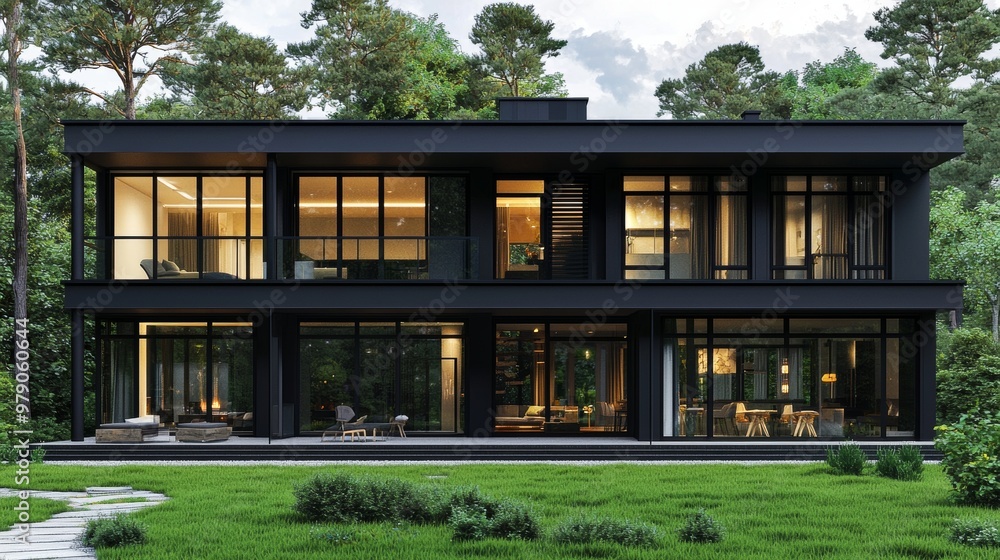 The open backyard of this modern family home is ideal for outdoor enjoyment The open backyard of this modern family home is ideal for outdoor enjoyment