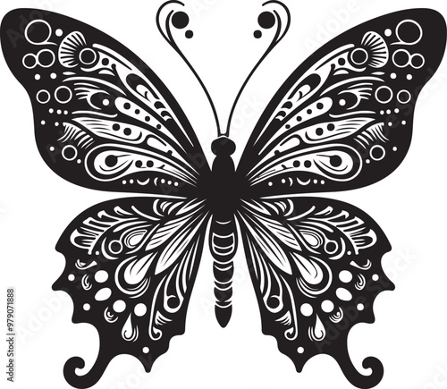 butterfly vector silhouette