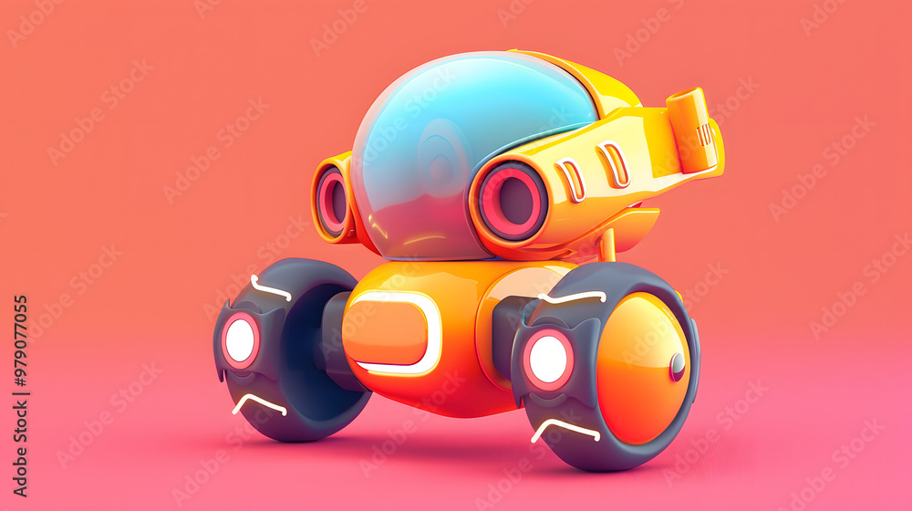 Fototapeta premium Prototype icon Product Design 3D cartoon