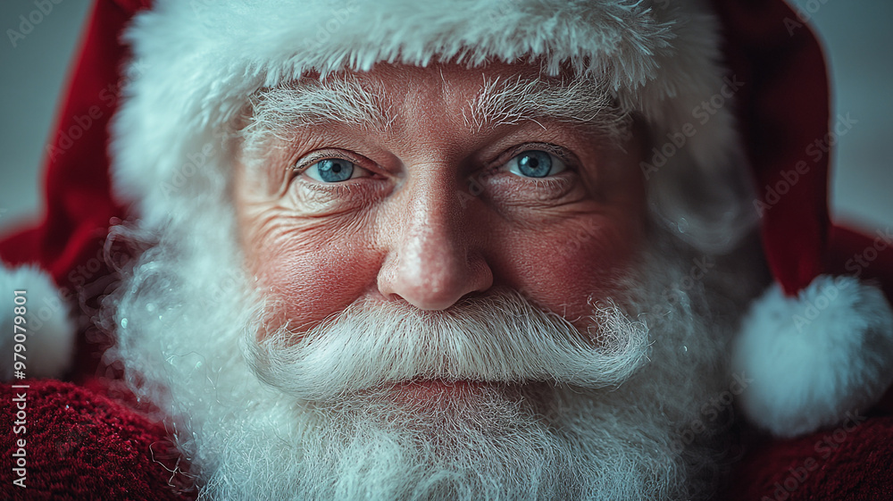 Santa Claus in close-up. Santa Claus in close-up.