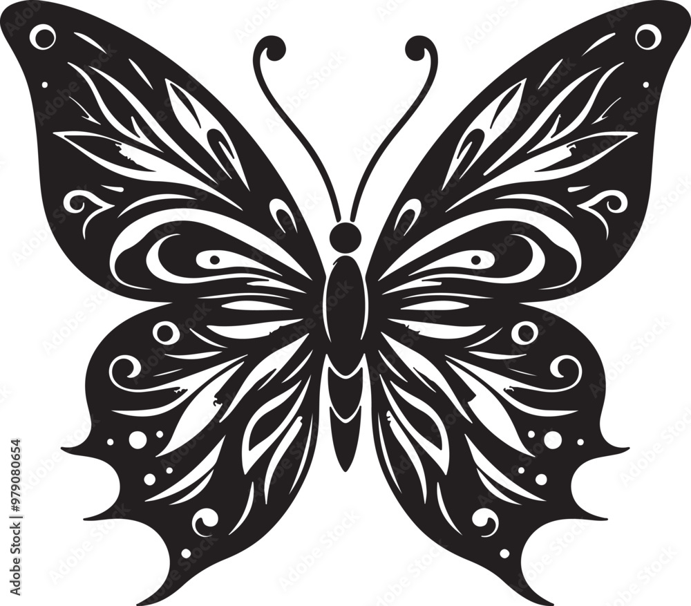 butterfly vector silhouette butterfly vector silhouette