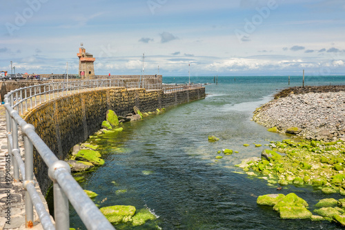 Ocean view, Lynmouth village, Devon UK photo