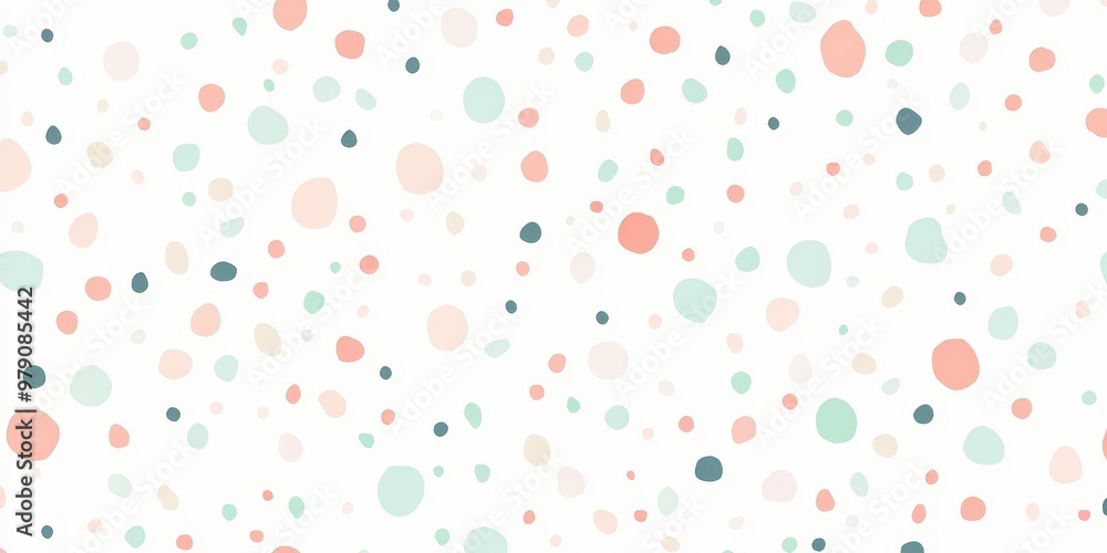 A playful pattern of colorful dots on a white background, suitable for various designs. A playful pattern of colorful dots on a white background, suitable for various designs.