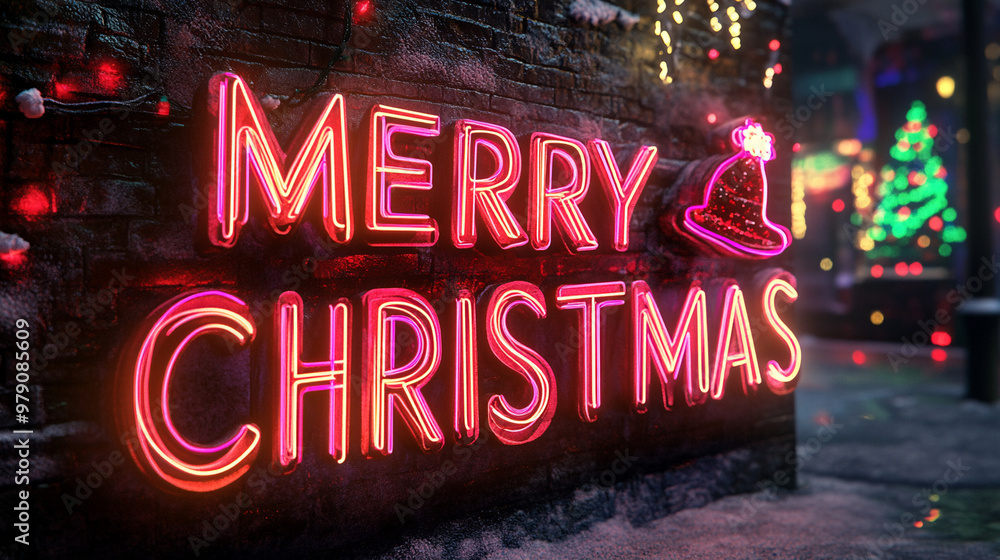 cute Santa Claus and snowman holding merry Christmas sign background and happy new year cute Santa Claus and snowman holding merry Christmas sign background and happy new year