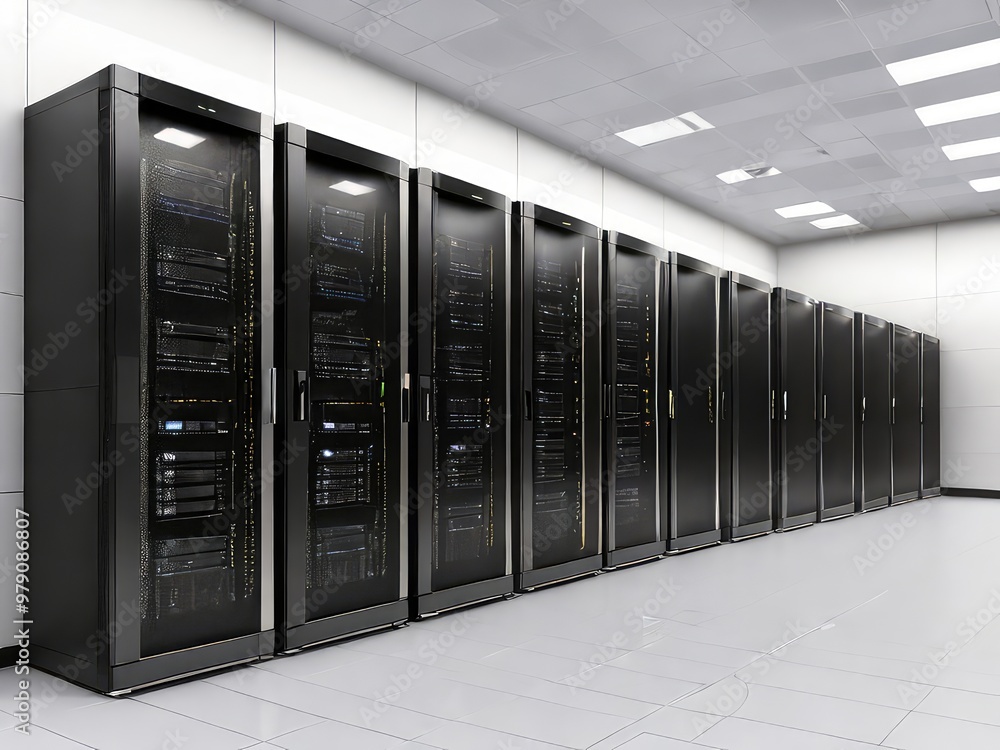 server room with servers Server racks in server room data center server rack with servers
server room with servers Server racks in server room data center server rack with servers
