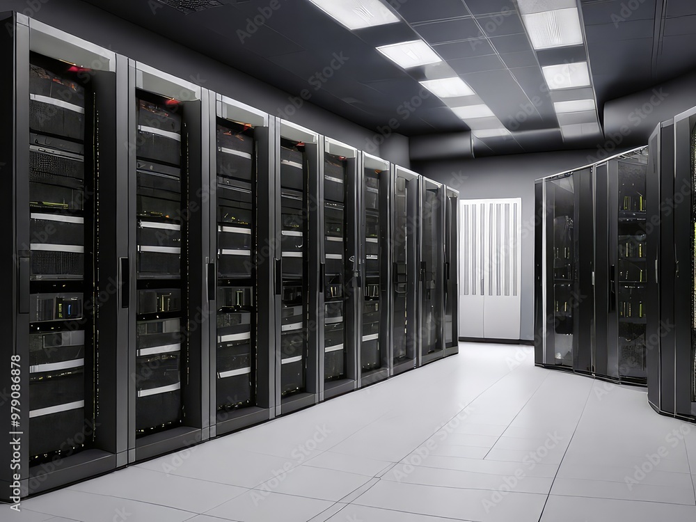 server room with servers Server racks in server room data center server rack with servers
server room with servers Server racks in server room data center server rack with servers