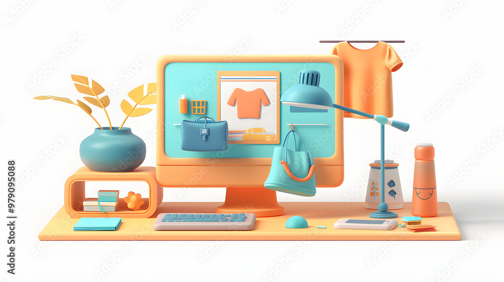 Style Guide icon Product Design 3D cartoon Style Guide icon Product Design 3D cartoon