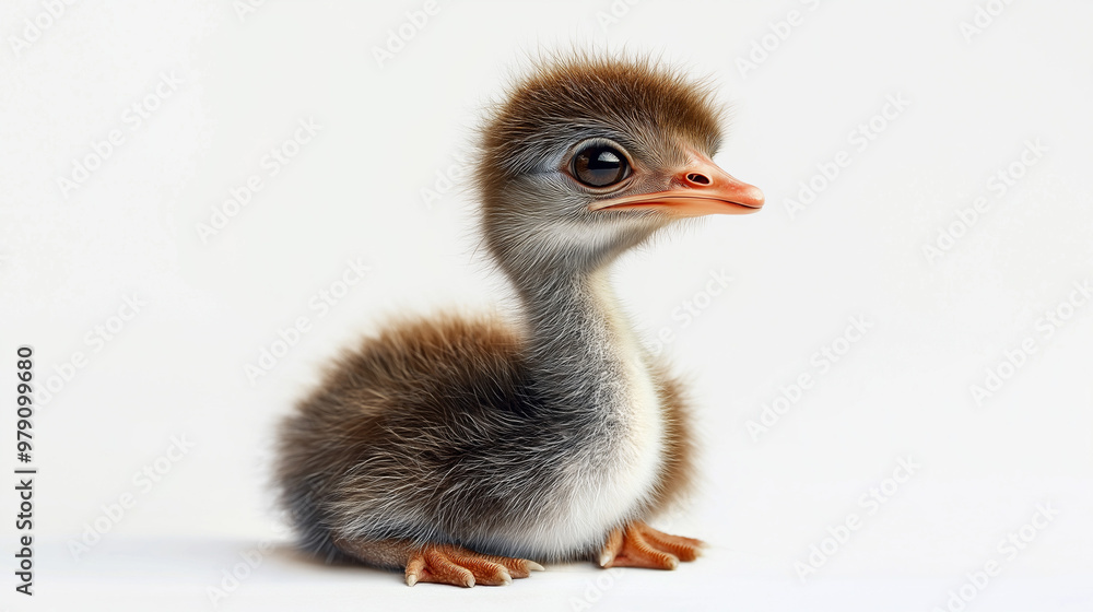 Fototapeta premium Cute Baby Emu