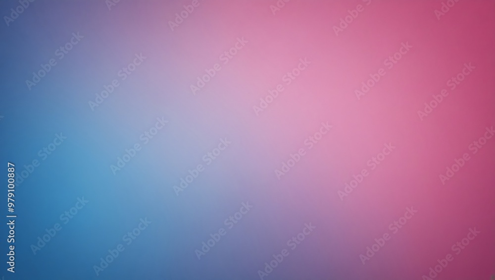 Fototapeta premium Blue to pink gradient background with a smooth transition effect