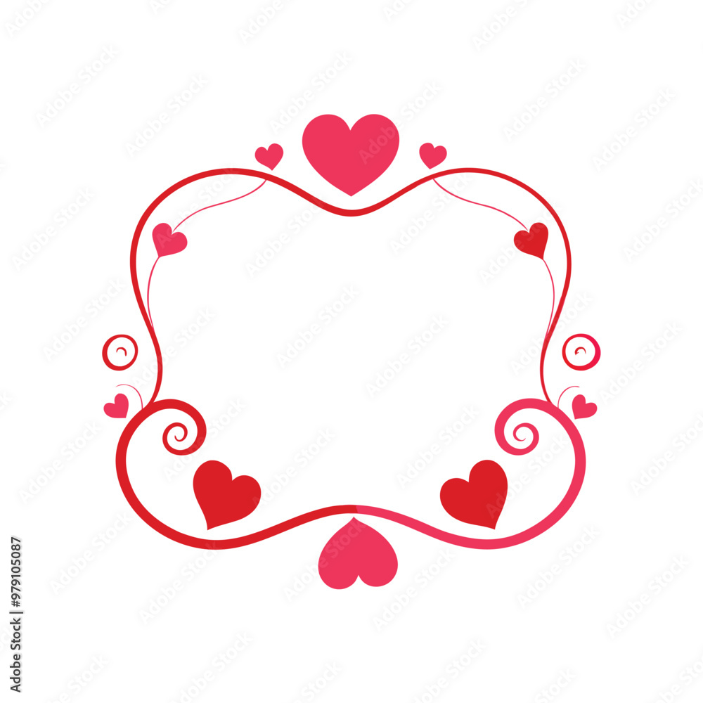 Celebrate love with this Hearts and Swirls Valentine’s Day Frame vector. Perfect for romantic cards, invitations, and festive designs. Add a sweet and stylish touch to your projects today! Celebrate love with this Hearts and Swirls Valentine’s Day Frame vector. Perfect for romantic cards, invitations, and festive designs. Add a sweet and stylish touch to your projects today!