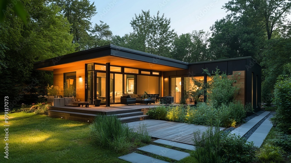 Fresh Eco-Friendly One-Family House with a Garden Fresh Eco-Friendly One-Family House with a Garden