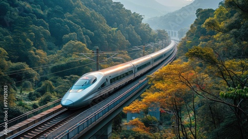 Advanced Transportation: Train Running Past Car on Highway