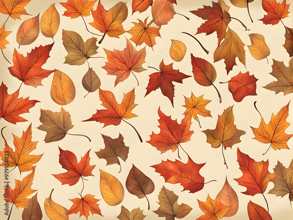 Autumn Leaves Happy Halloween Event Banner Background with Fall Vintage Seamless Flower Pattern Nature Wallpaper Texture and Holiday Party Decoration Autumn Leaves Happy Halloween Event Banner Background with Fall Vintage Seamless Flower Pattern Nature Wallpaper Texture and Holiday Party Decoration