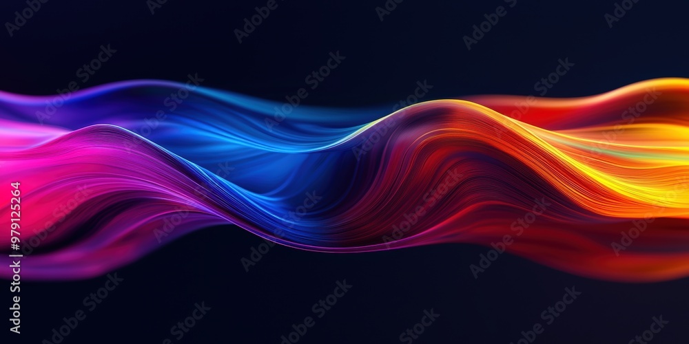 Abstract colorful wave Abstract colorful wave