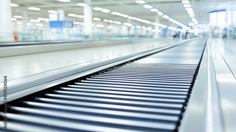 Modern logistics sorting center conveyor belt industry 4.0 Modern logistics sorting center conveyor belt industry 4.0