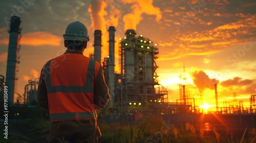 Engineers Performing Routine Checks at Power Plant