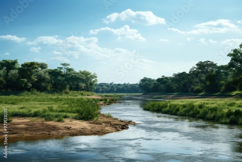 African river nature landscape outdoors.