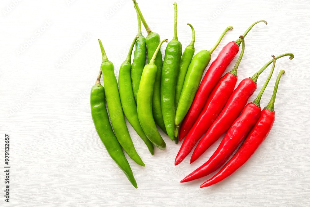 spur chilli, spur chili pepper, spur pepper, long red pepper on white background spur chilli, spur chili pepper, spur pepper, long red pepper on white background