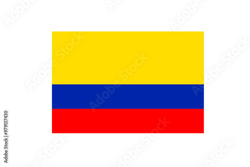 Free Download  Illustration of the flag of Columbia - GFXLoad