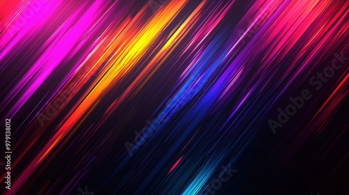 Abstract background with vibrant lines