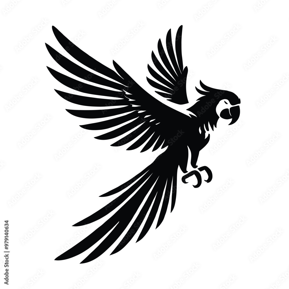 Obraz premium Parrot Silhouette