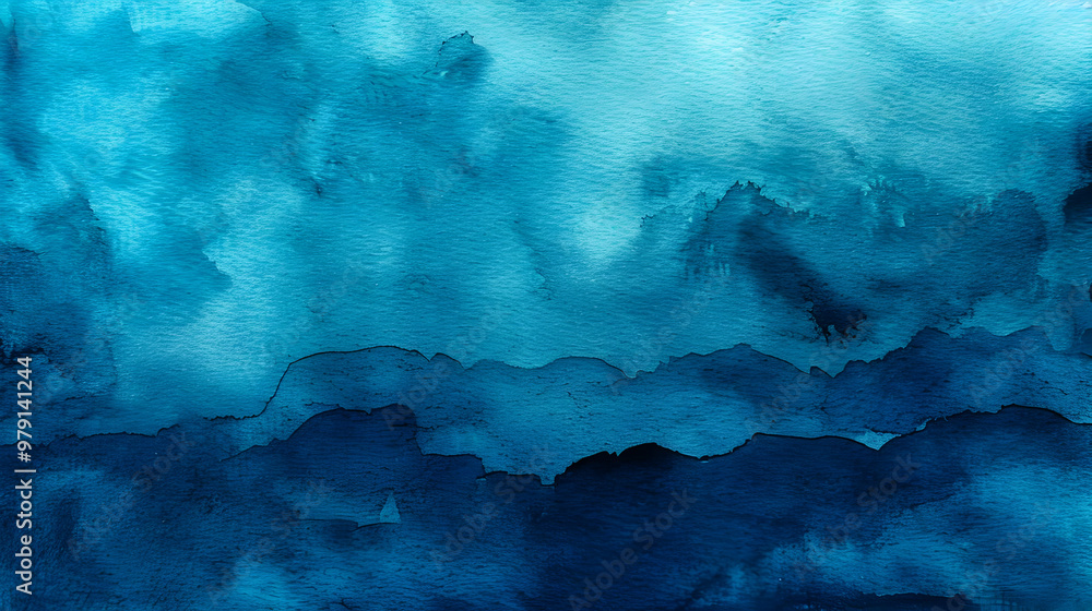 Abstract Watercolor Background in Shades of Blue, Depicting a Serene and Tranquil Atmosphere, Perfect for Creative Projects and Designs Abstract Watercolor Background in Shades of Blue, Depicting a Serene and Tranquil Atmosphere, Perfect for Creative Projects and Designs