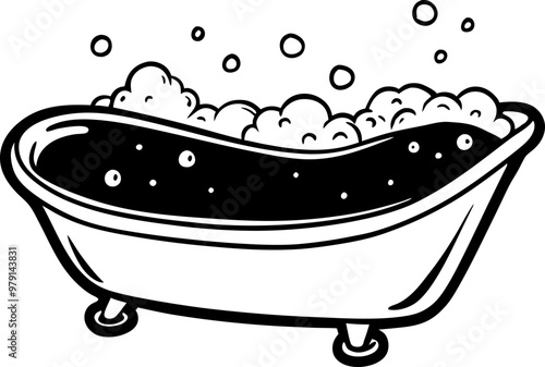 bathtub svg icon