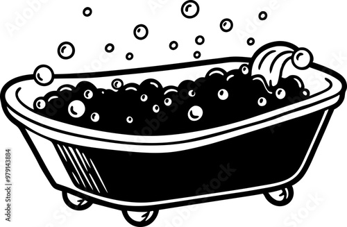 bathtub svg icon