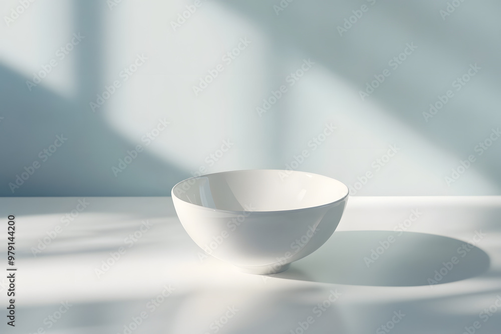 An empty white coffee cup rests on a table, ready for the next beverage An empty white coffee cup rests on a table, ready for the next beverage