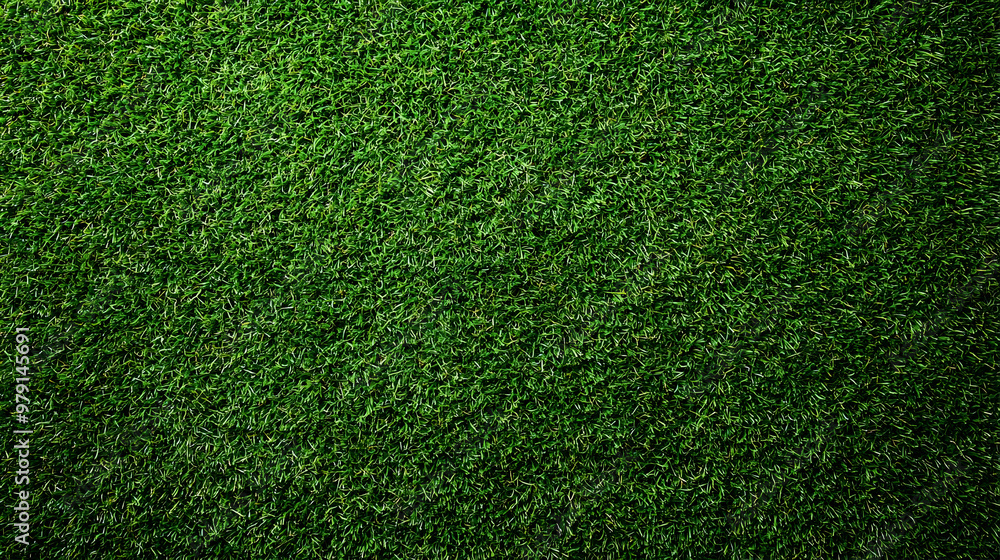 Obraz premium Green Grass Background Texture, Lush and Detailed Green Grass Blades, Close Up View of Vibrant Green Turf, Natural Grass Field Surface