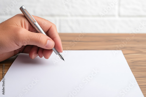 A close-up shot capturing the essence of democracy, featuring fingers poised to vote on a ballot paper, symbolizing civic participation and decision-making.