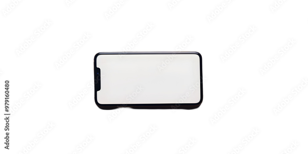 Modern Smartphone Isolated on Transparent Background Modern Smartphone Isolated on Transparent Background
