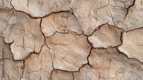 Cracked Tree Bark Texture Background Natural Wood Pattern Rustic Surface