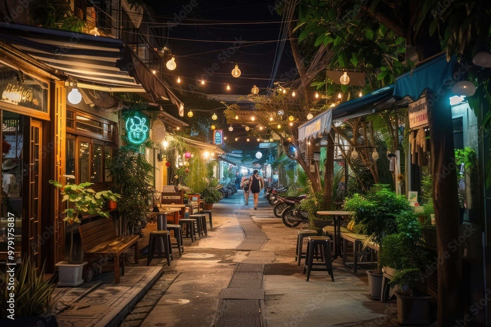 Fototapeta premium Street outdoors city architecture.