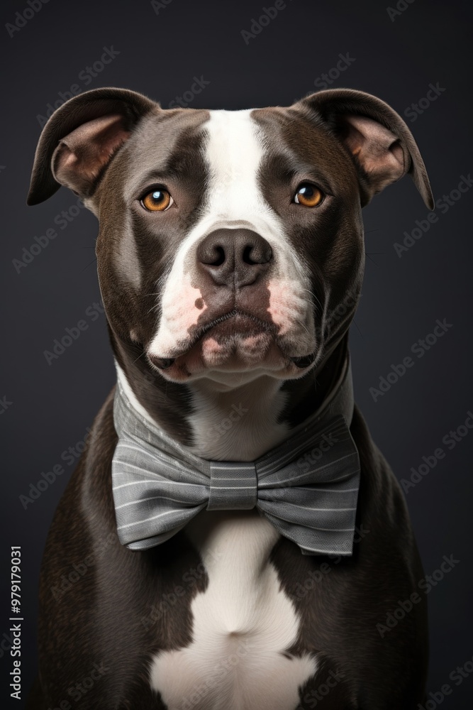 White bandana dog terrier bulldog. White bandana dog terrier bulldog.