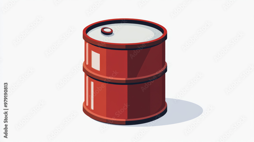 A symbol representing oil. It looks like an oil barrel or drum. This icon is often used in the oil industry. A symbol representing oil. It looks like an oil barrel or drum. This icon is often used in the oil industry.
