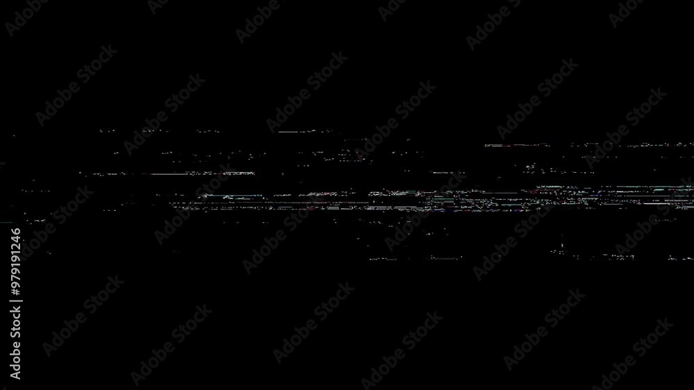 Unique Design Abstract Digital Animation Pixel Noise Glitch Error Video Damage. Real analog glitch